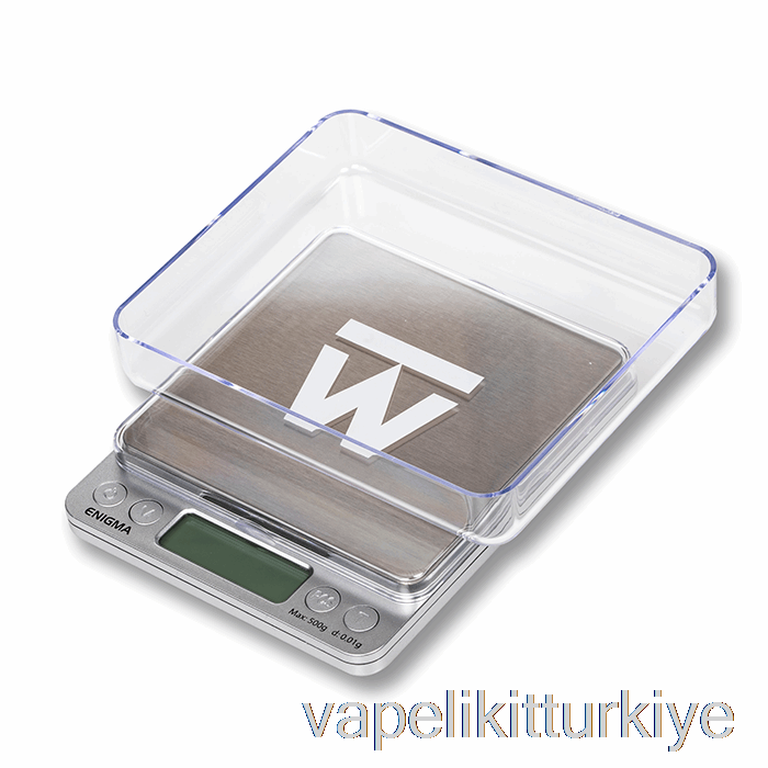 Vape Elektronik Sigara Truweigh Enigma Dijital Mini ölçek Gümüş